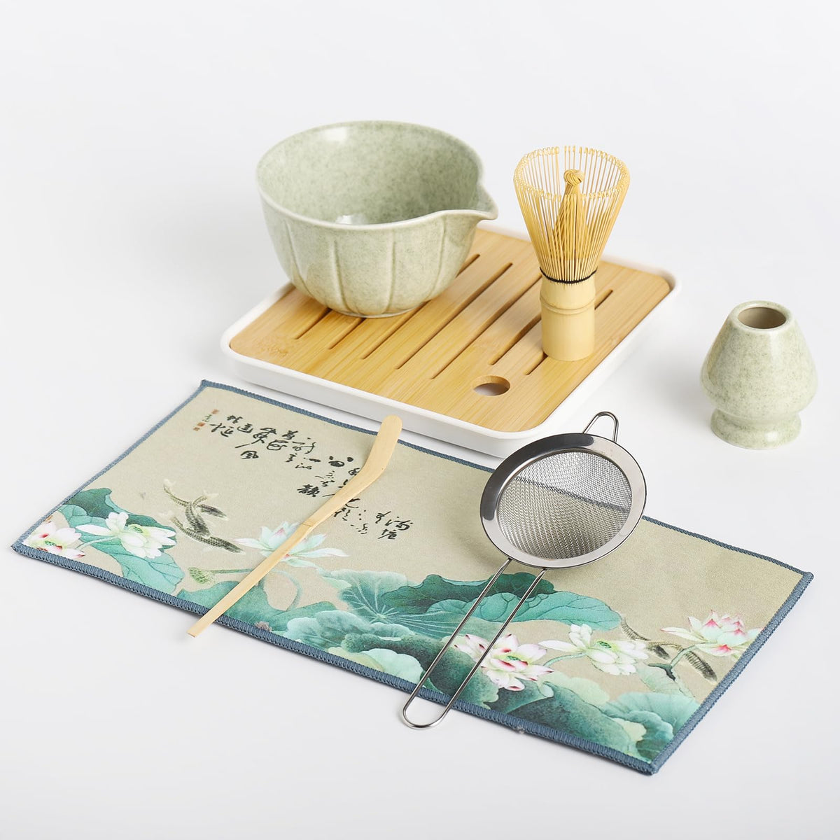 Matcha whisk Set (Green)