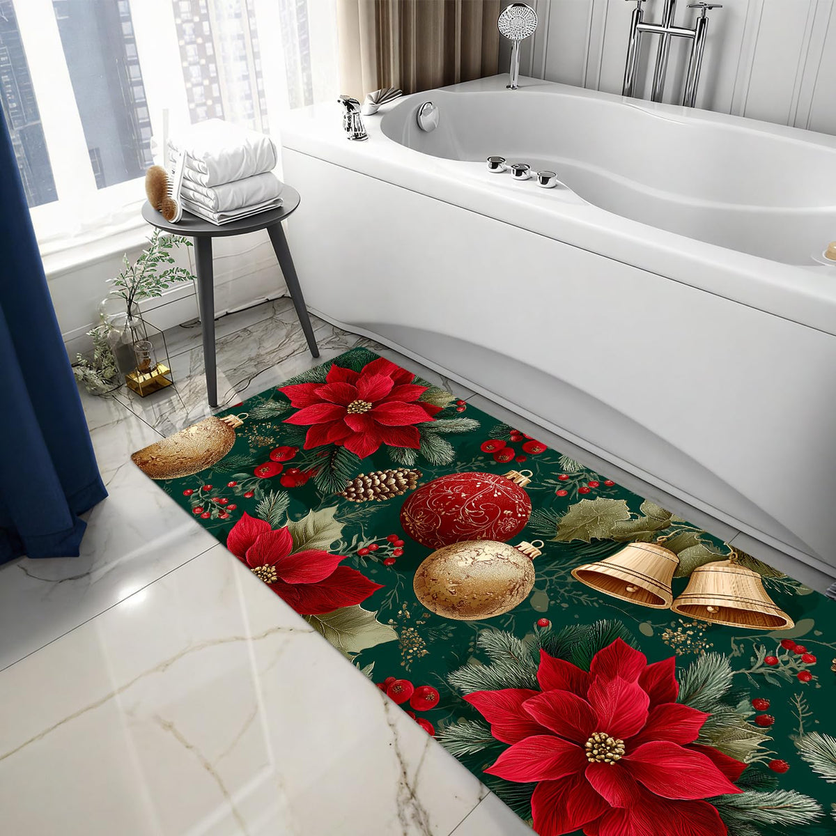 Christmas Laundry Room Rug 20x47 Inch (#30)