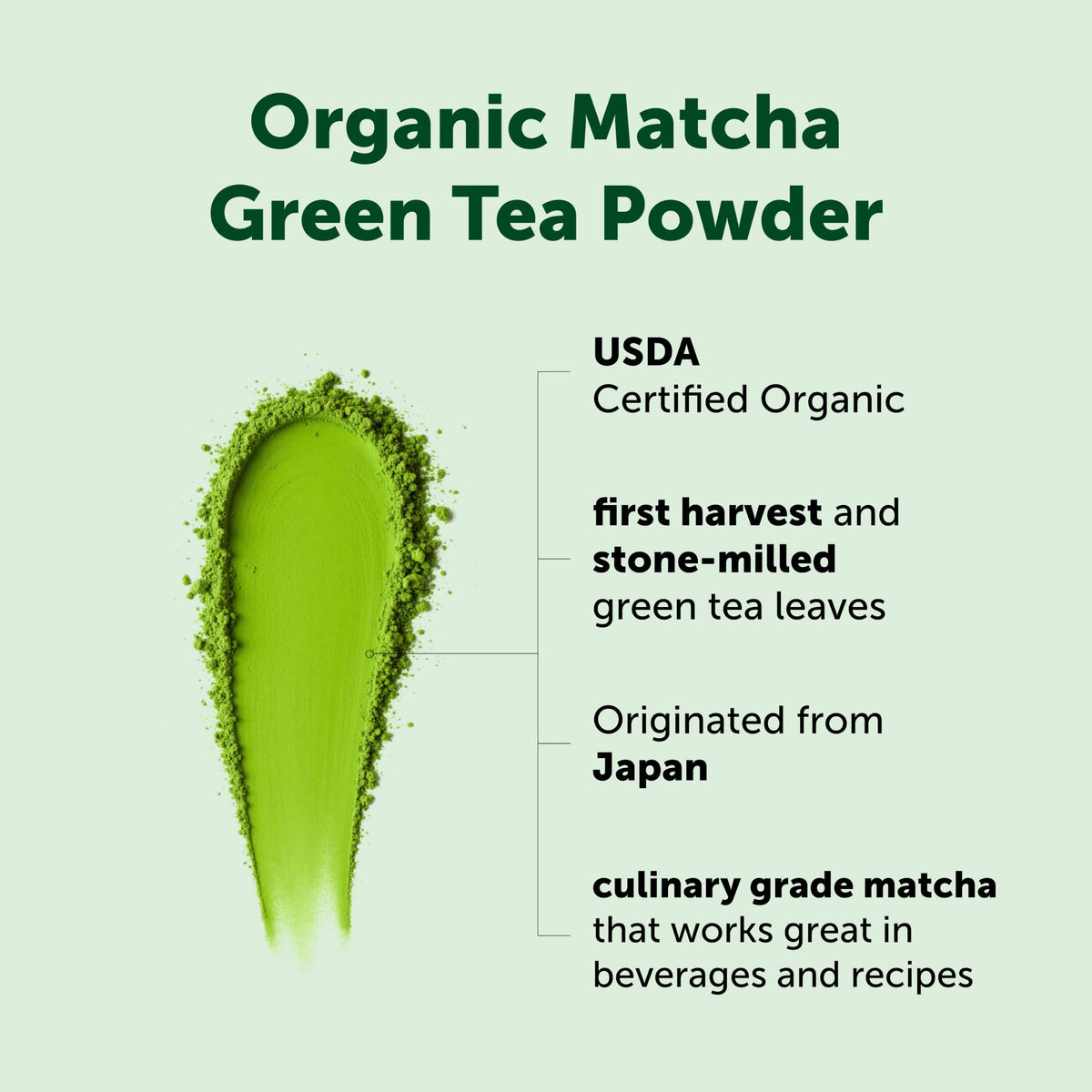 Organic Matcha Green Tea Powder (16 Ounce (Pack of 1))