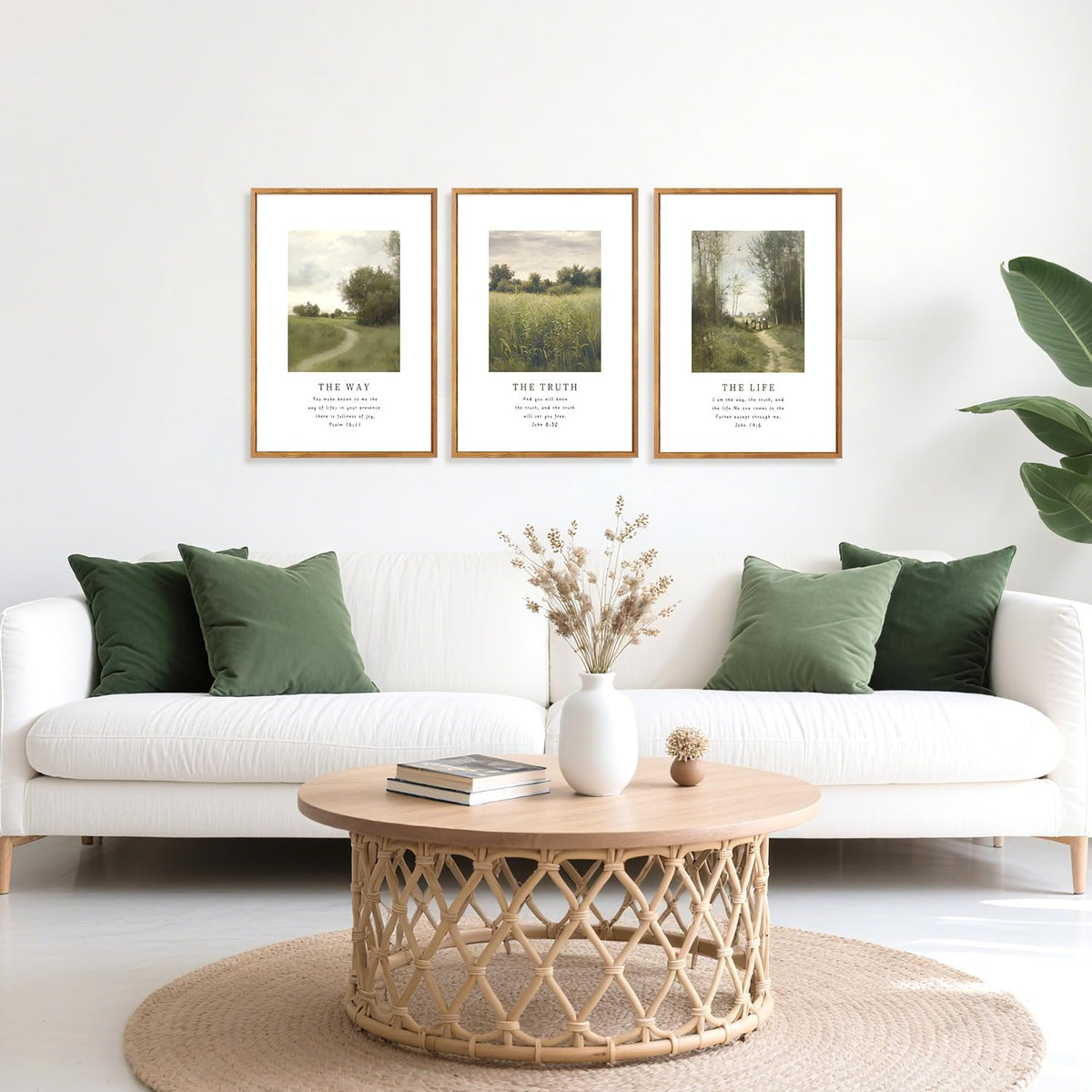 christian Framed Canvas Wall Art (Bible wall art 2)