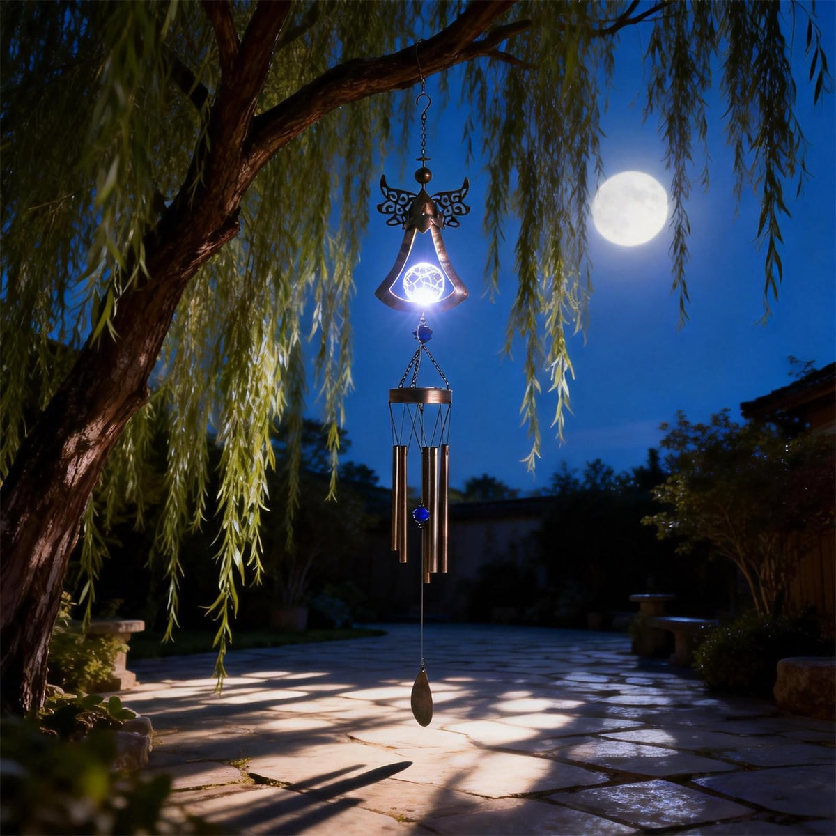 Solar Wind Chime for Outside (42")