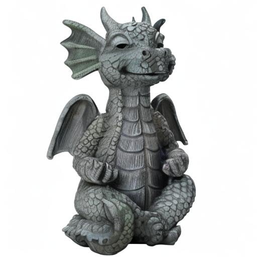 Garden Dragon Statue Decor (Hands Flat)