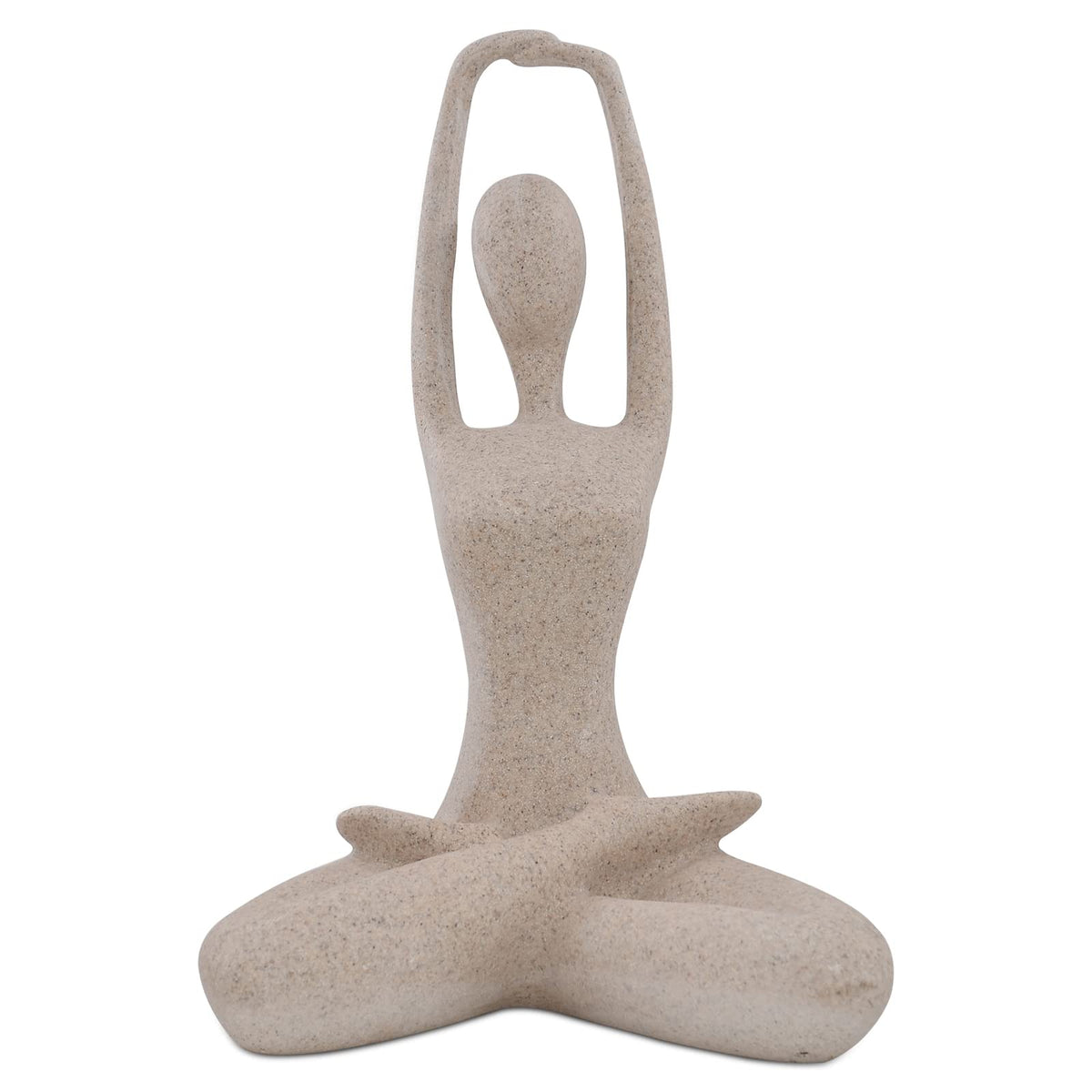 Yoga Lady Statue Modern Sculpture for Home Office Desk Decor Resin Sandstone Abstract Figurine Yogis Gifts 9 1 (Resting Muse)