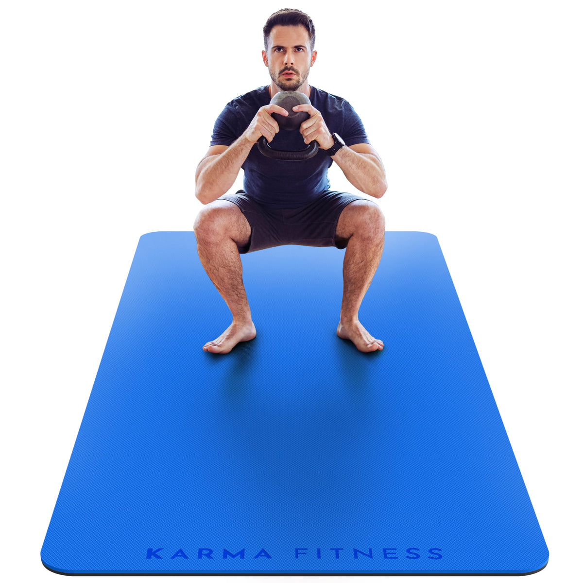 Large Workout Mat (Blue)