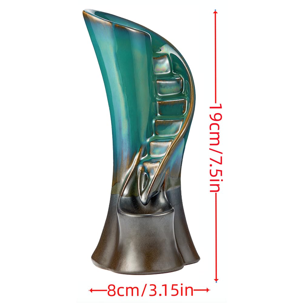 Unique Cloud Stairs Ceramic Waterfall Incense Holder (Blue)