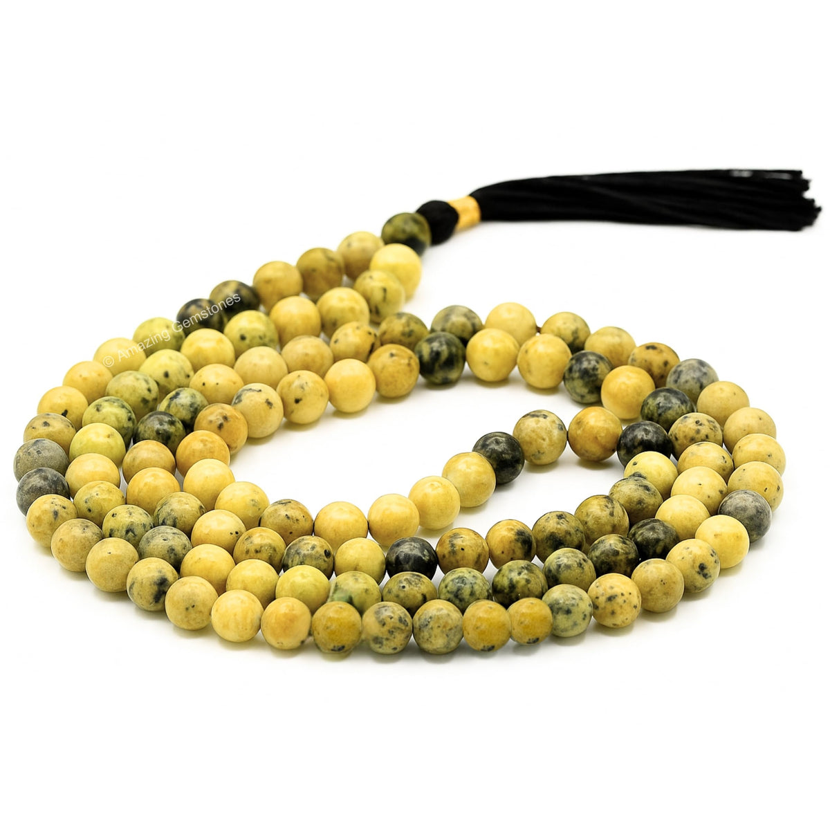 Serpentine Mala Beads (Serpentine / Plain)