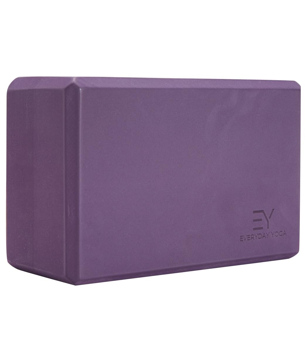 4 Inch Foam Yoga Block (Plum / 4 Inch Thick)