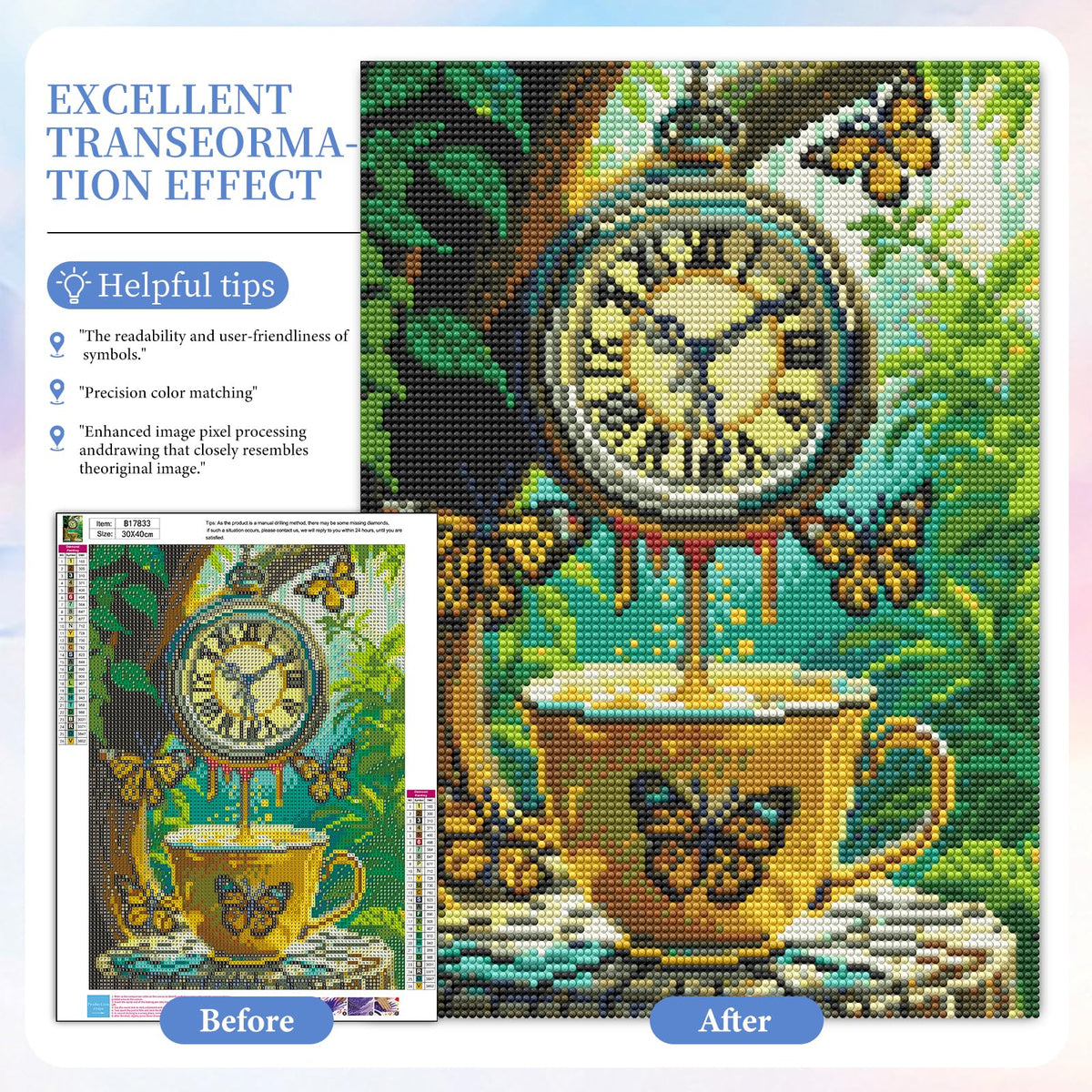 Diamond Art Kits for Adults Coffee (LBDP1P09)
