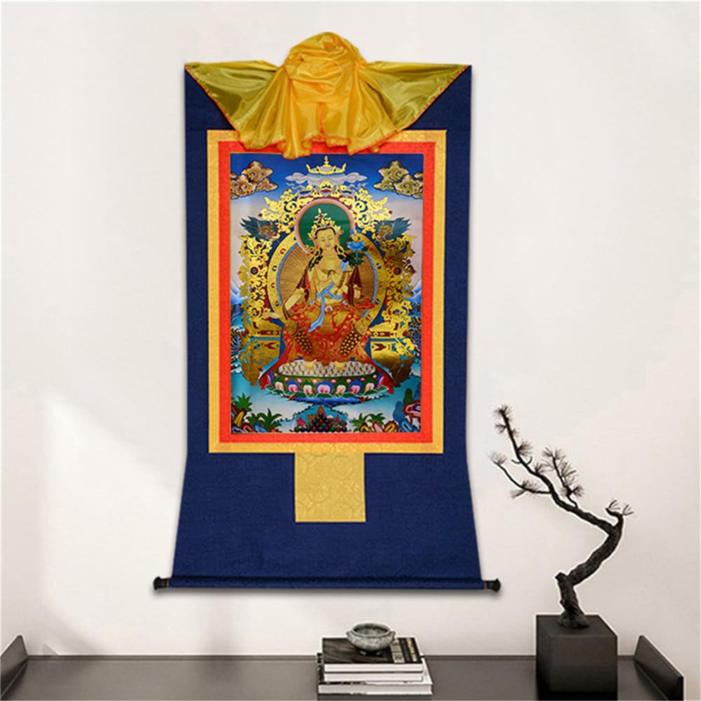 Maitreya Thangka (Maitreya / 13.8"L x 11"W)