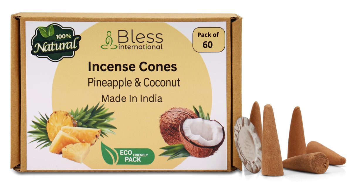 Pineapple and Coconut 100% (Pineapple and Coconut / Pack Of 60 Cones)
