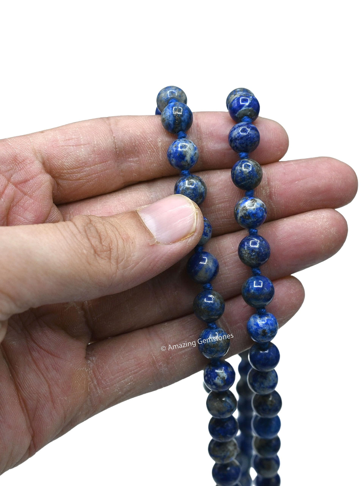 Lapis Lazuli Knotted Mala (Lapis Lazuli / Knotted)