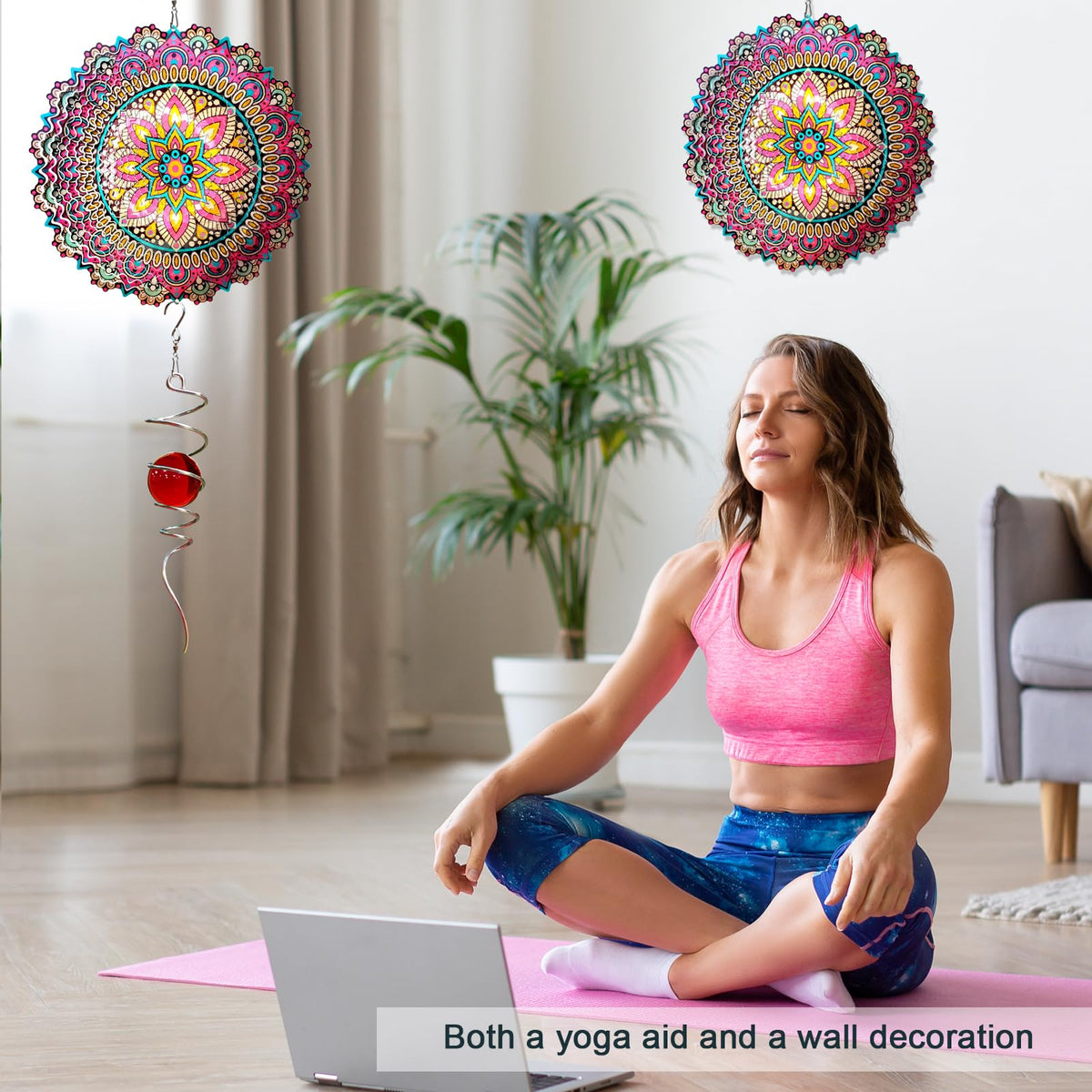 Mandala Blossom Wind Spinner (Mandala Blossom)