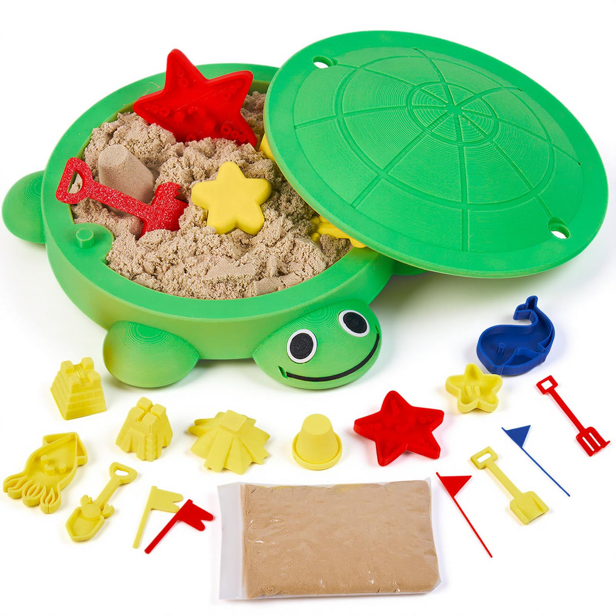 7.1 in Desktop Turtle Sandbox with Lid (Turtle)