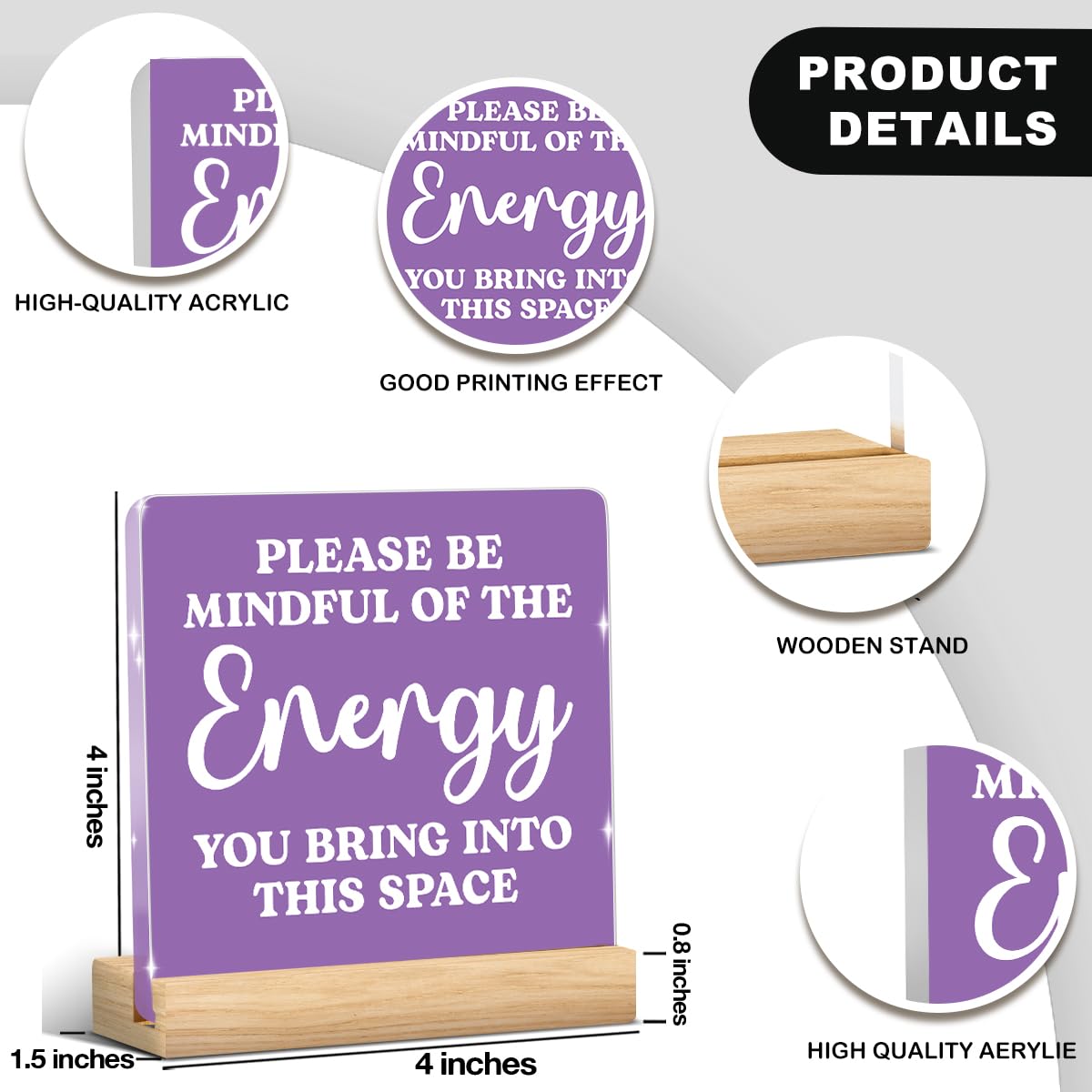 Purple Home Office Decor (Purple Please Be Mindful Of The Energy You Bring Into This Space)