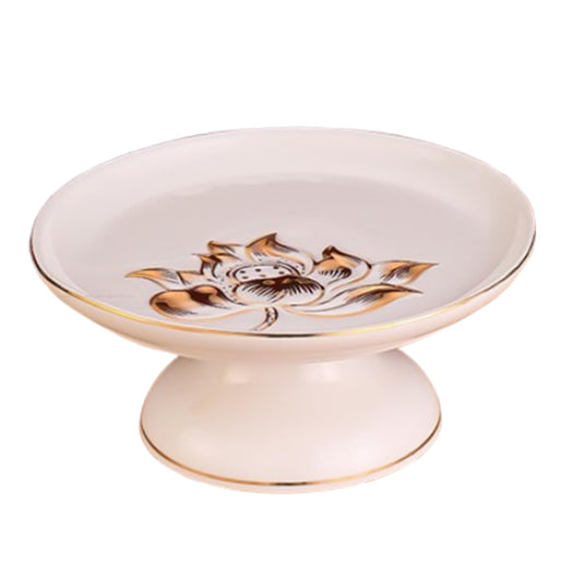Buddhist Plate Offering Bowls Tray (8in / E)