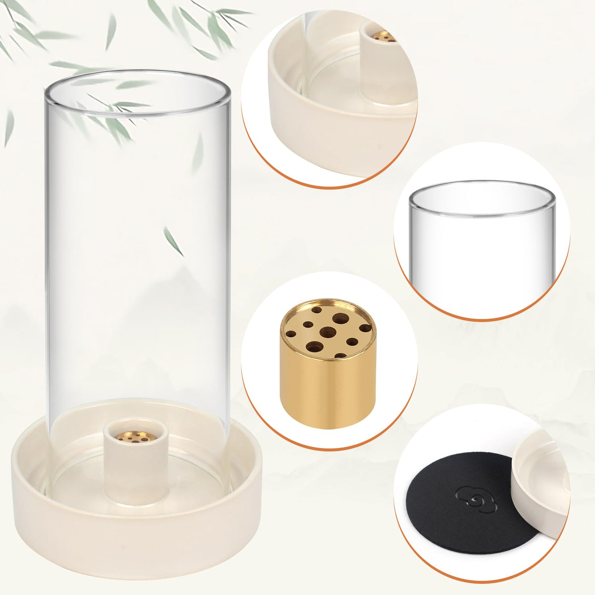 Versatile Incense Burner Holder (Glass Palo Santo Holder)