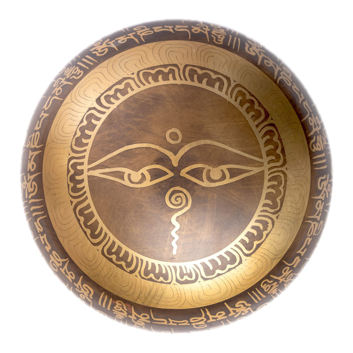 Tibetan Singing Bowl Set (Brown - Blue / 4 Inches)