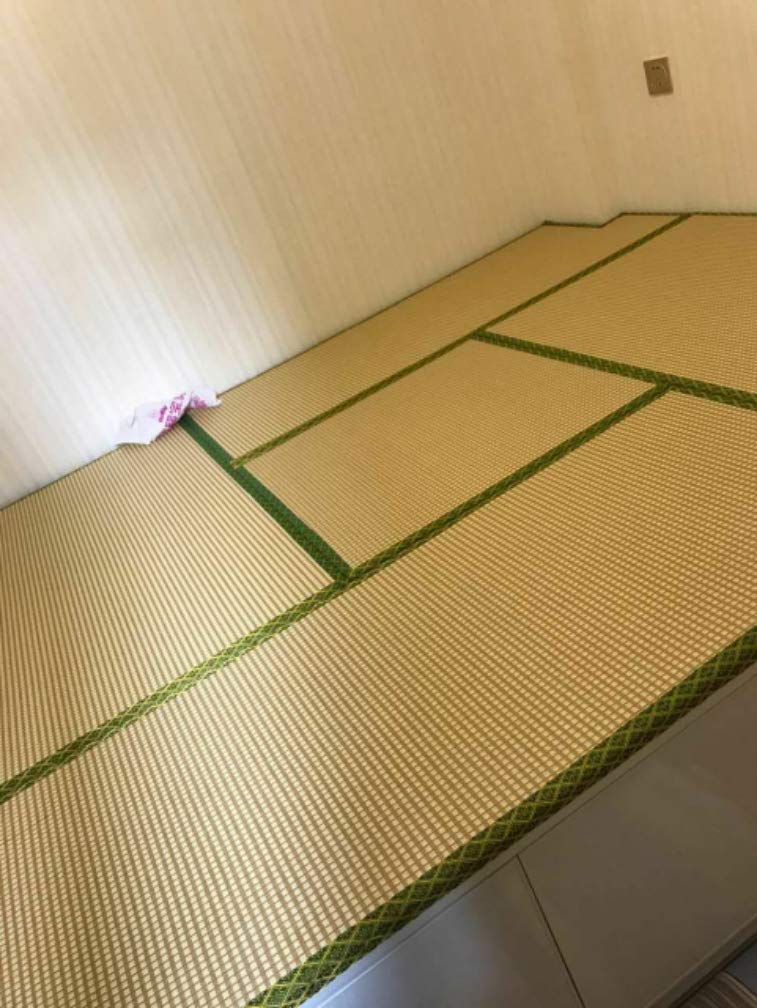 Japanese Traditional Interior Igusa Unit Tatami 1 Inch Thickness (Light Yellow / 50cm x 50cm)
