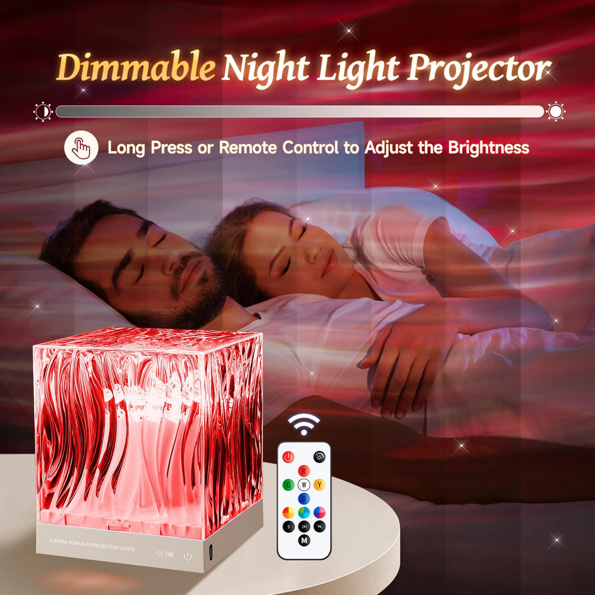 Aurora Light Projector for Bedroom (Yellow)