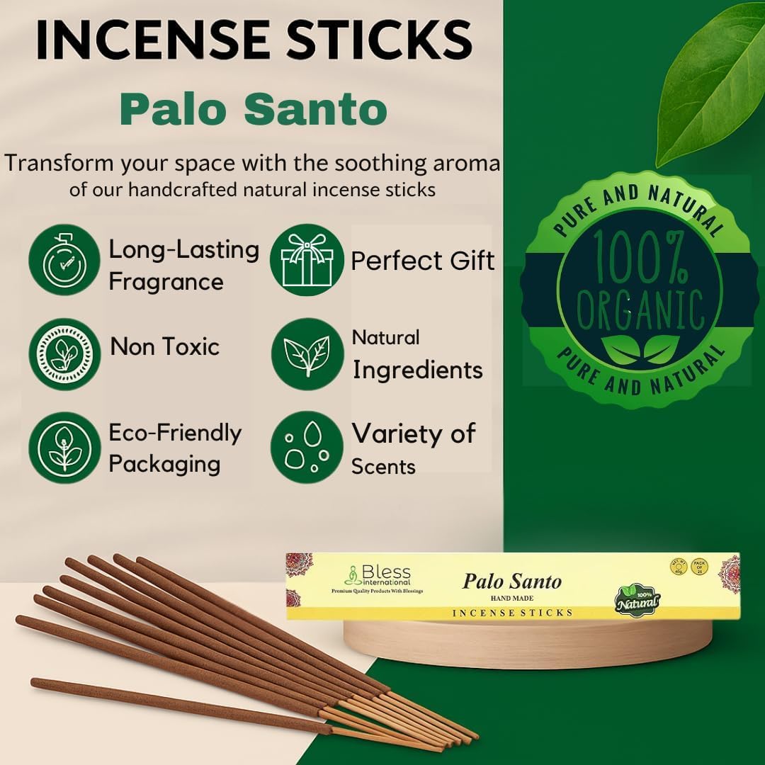 Bless Organic (Palo Santo / 80 Sticks (4.20 OZ/120 GM))