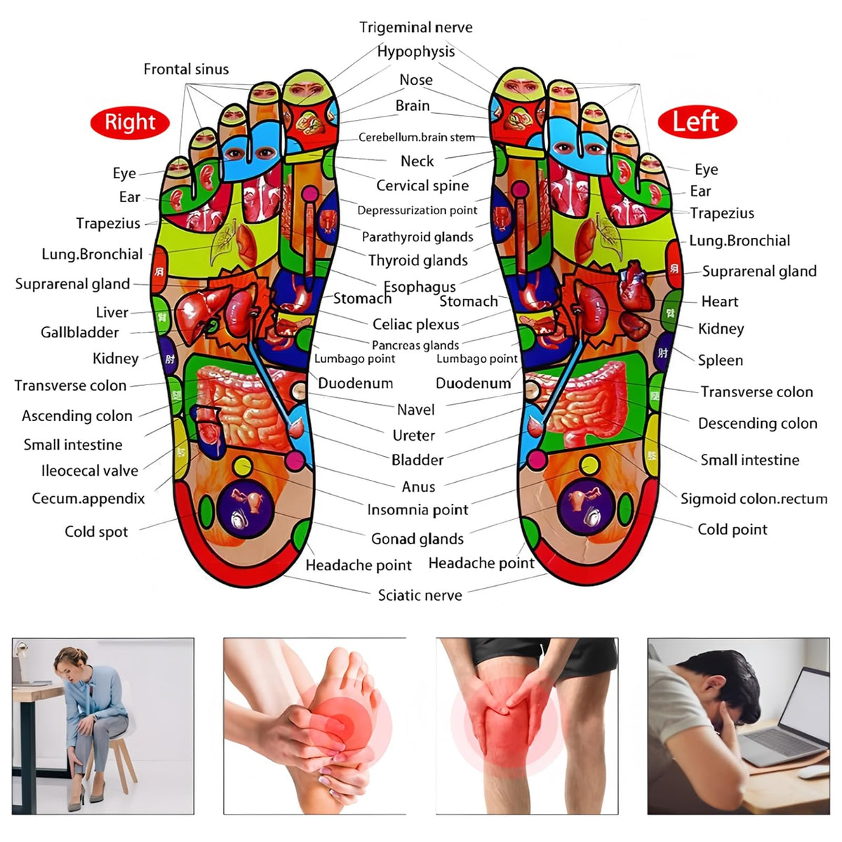 Foot Massage Mat (19.7x19.7in)