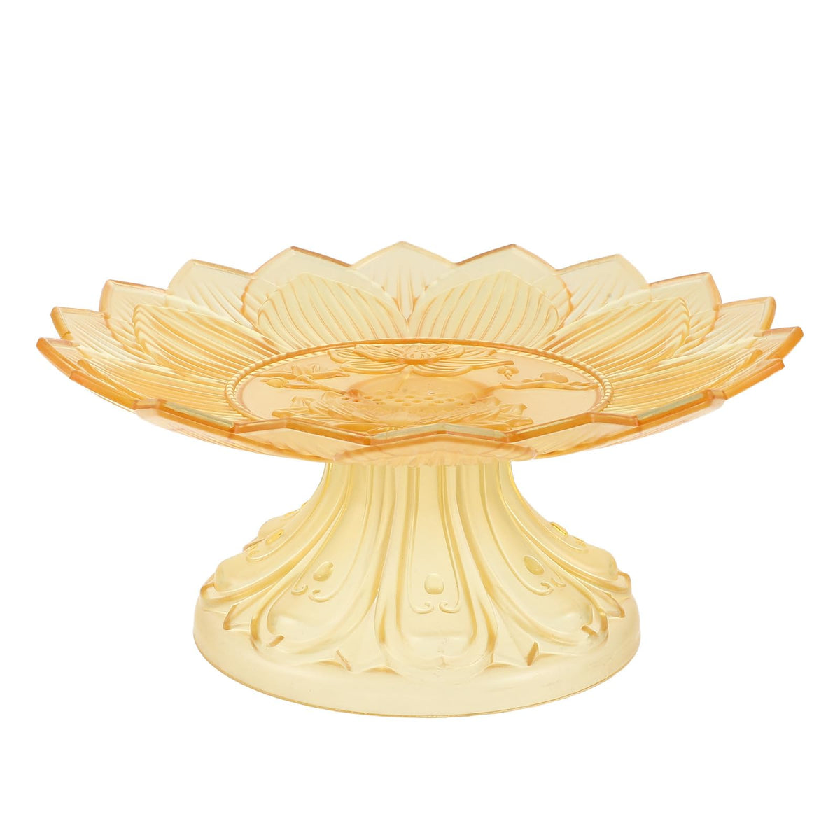 Buddhist Fruit Plate (18.00X18.00X7.50CM)