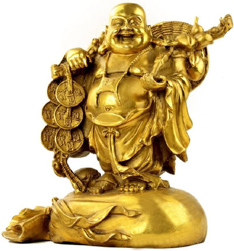 Fengshui Buddha Statues for Lucky & Happiness (Medium)