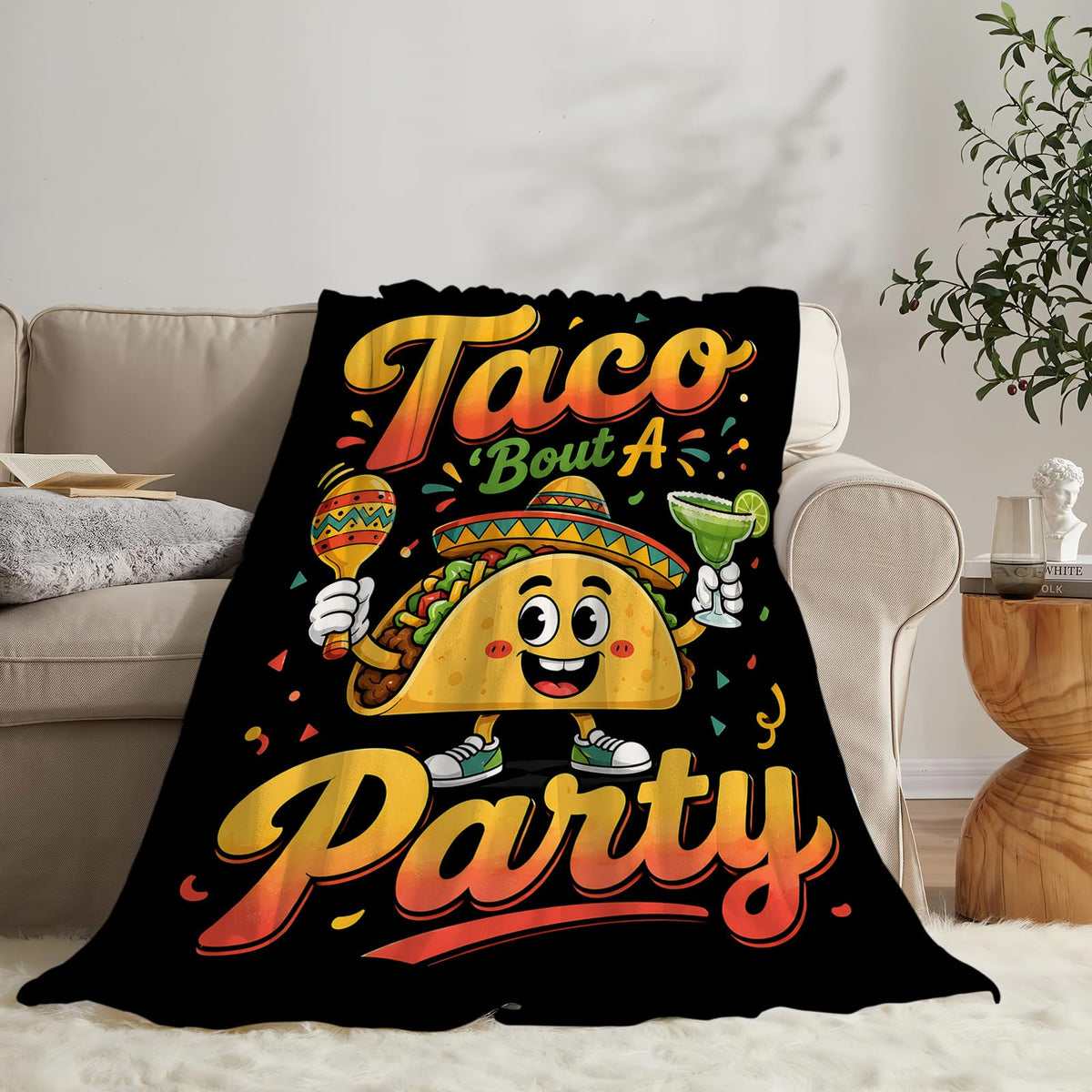 Funny Taco Blanket (60"x80" / Taco)
