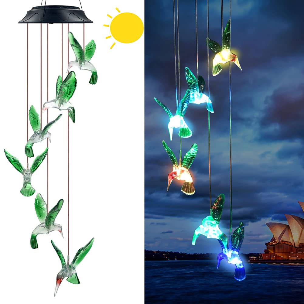 Hummingbird Solar Chimes