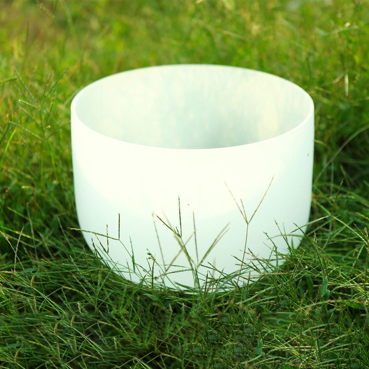 10 Inch Crystal Singing Bowl with Carrier for Yoga Healing Sound Meditation Energy Vibration (432hz / 10inch B NOTE)