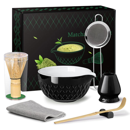 Matcha Whisk Set (Onyx Black)