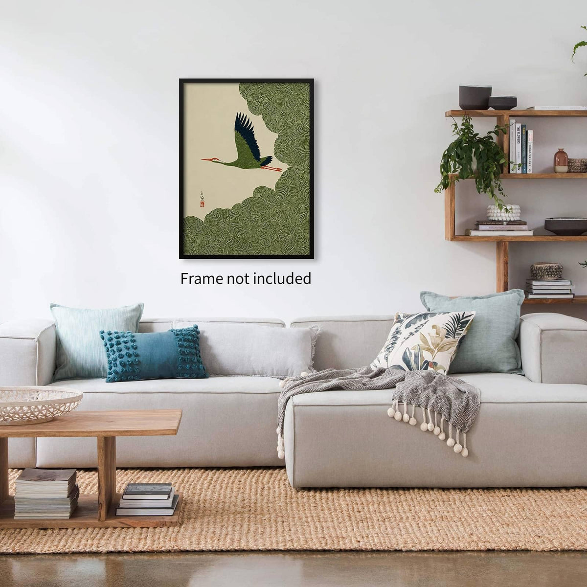 Vintage Japanese Flying Wall Art Nature Bird Pictures Aesthetics Posters Minimalist Animal Canvas Prints Nordic Nature Zen Calm 24x36in Unframed for Asian Syle Living Room Bedroom Office Decor (Unframed / Japanese Pictures / 36"L x 24"W)