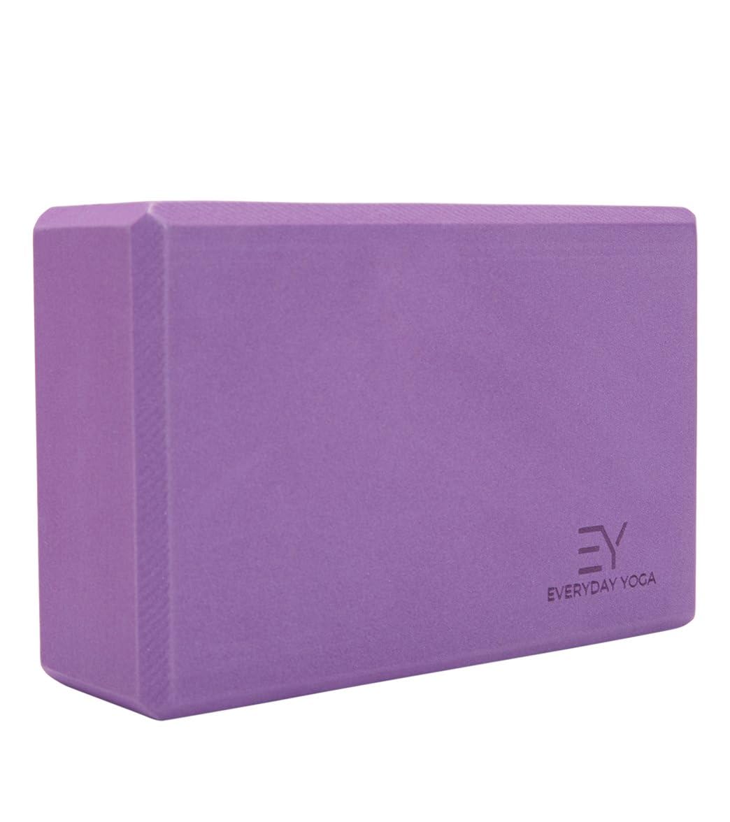 3 Inch Foam Yoga Block (Plum / 3 Inch Thick)