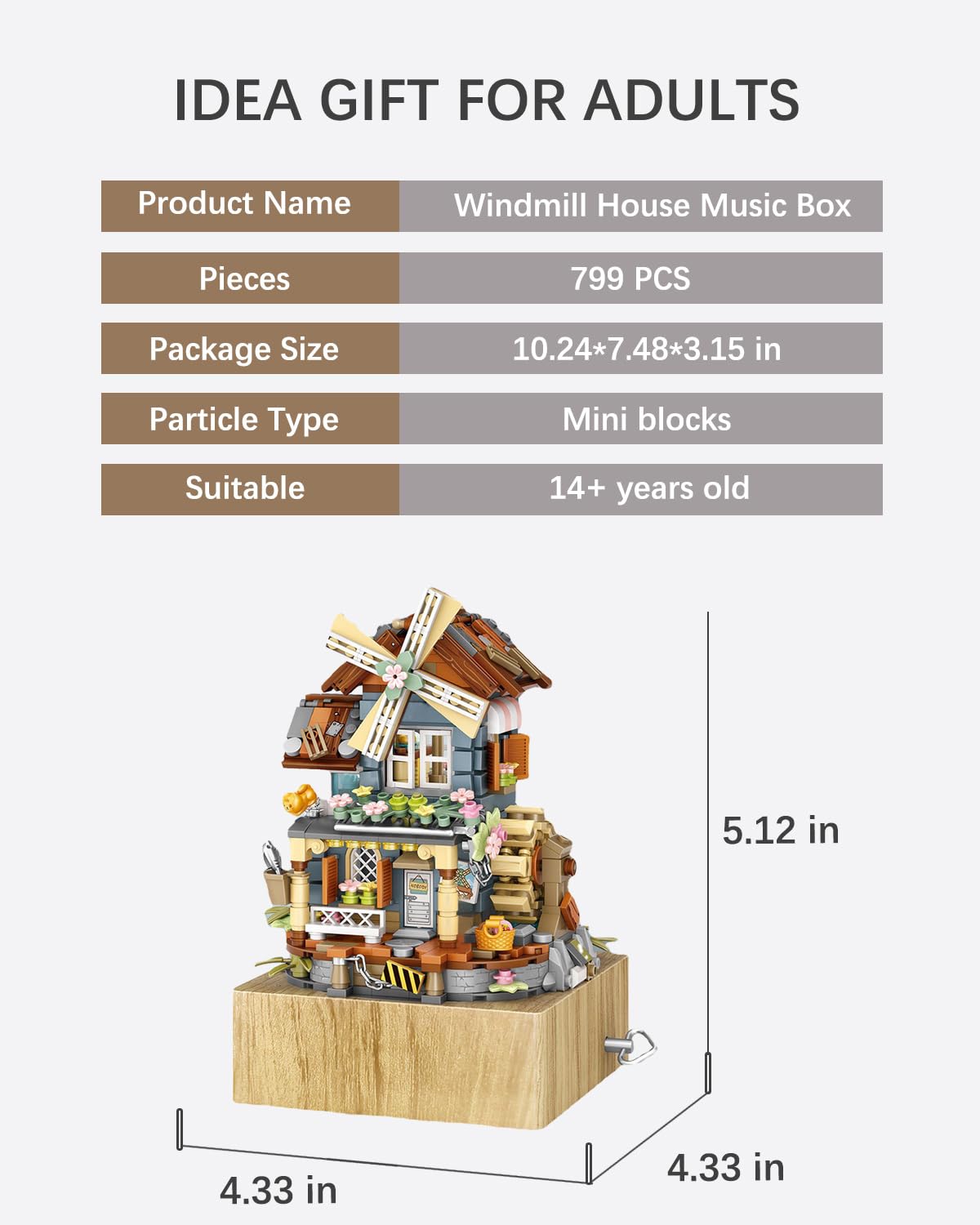 Music Box Building Blocks Set (1239)