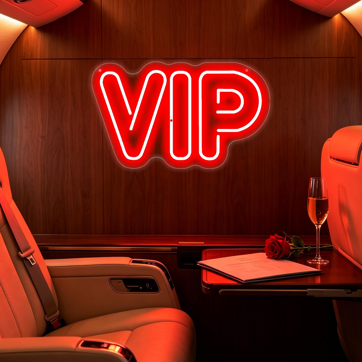 VIP Neon Sign Lounge Exclusive LED Wall Decor Bar Club KTV Hotel (VIP)