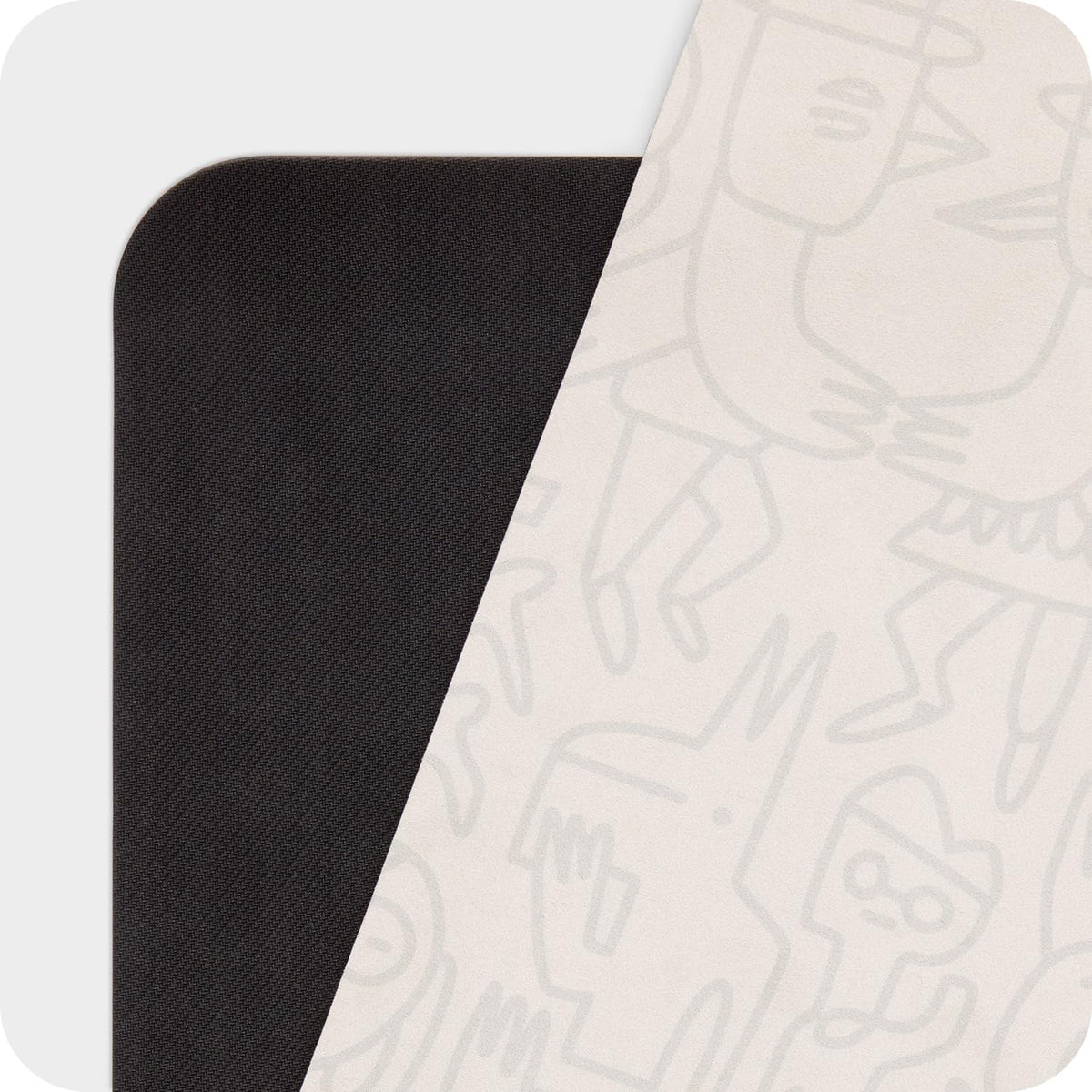 Suede Yoga Mat (Stone Graffiti / Suede)