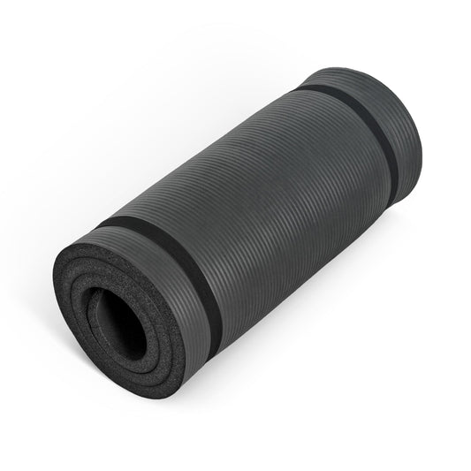1" Extra Thick Yoga Mat (Black)