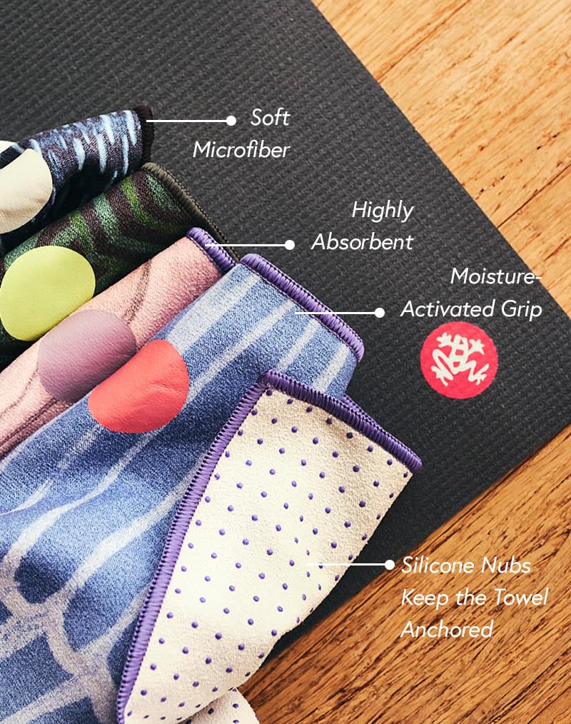 Yogitoes Hot Yoga Mat Towel (Deep Sea / 71" x 24")