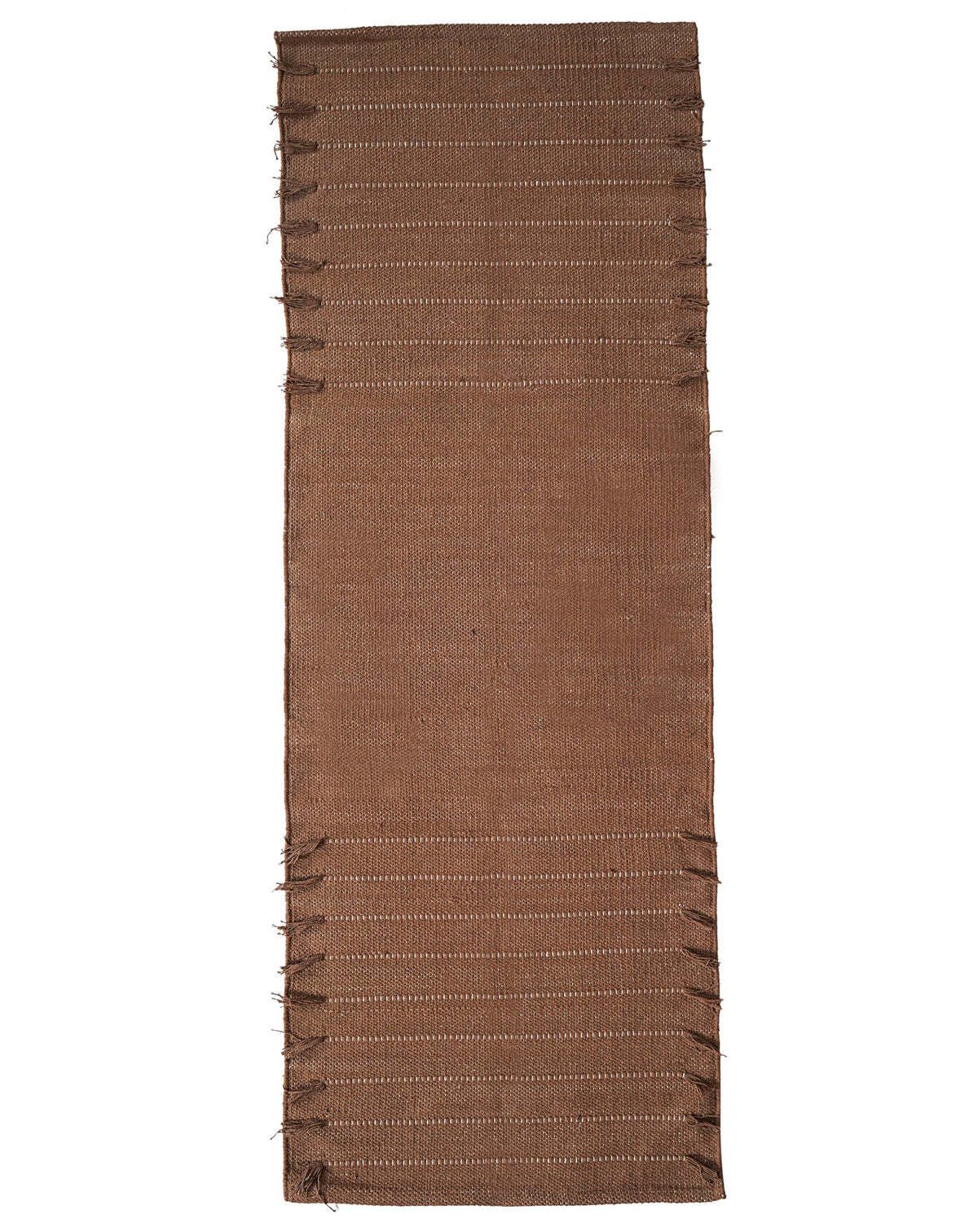 Indian Handmade 100% Organic Cotton Yoga Mat (Brown)