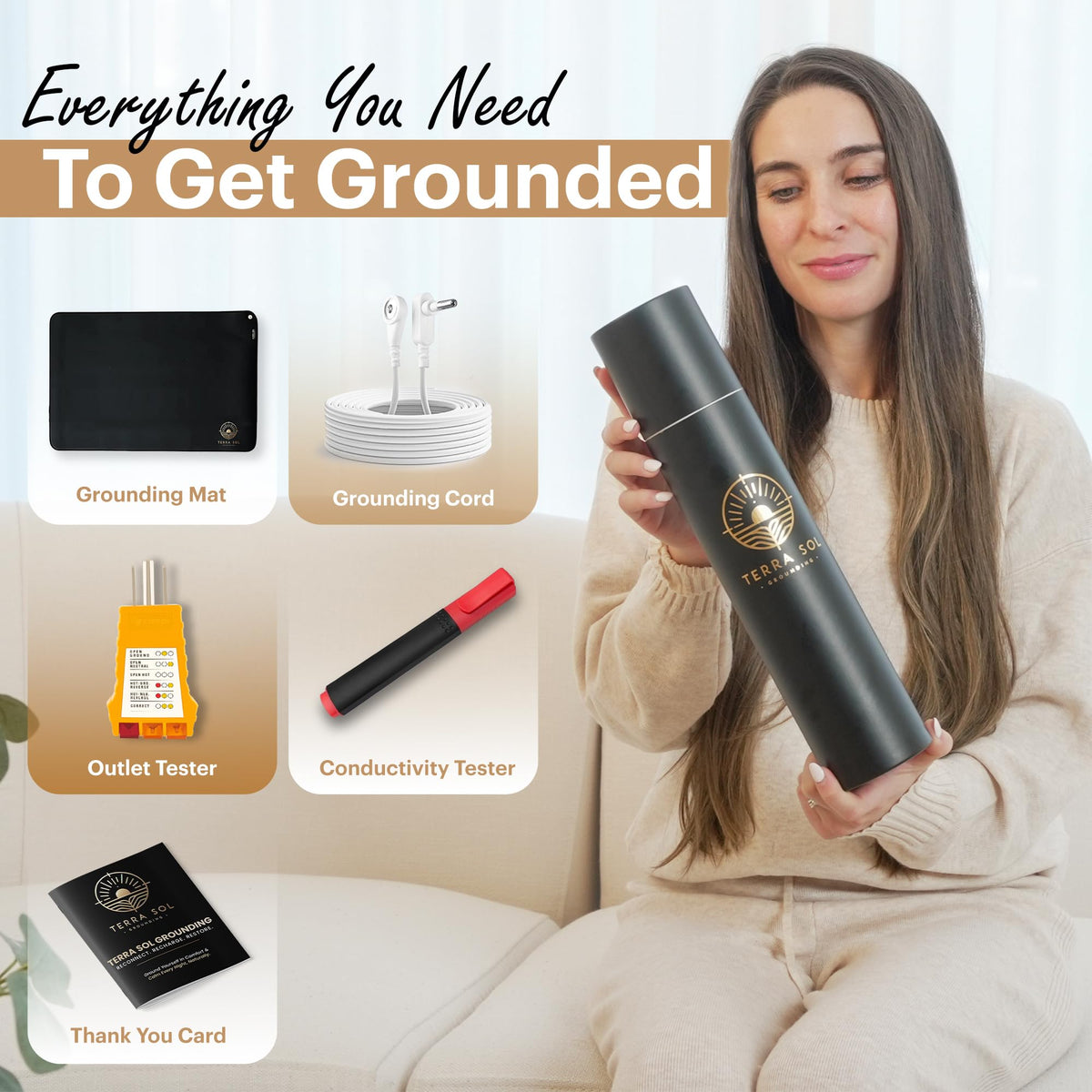 Terra Grounding Mat for Yoga (29x12.5in)