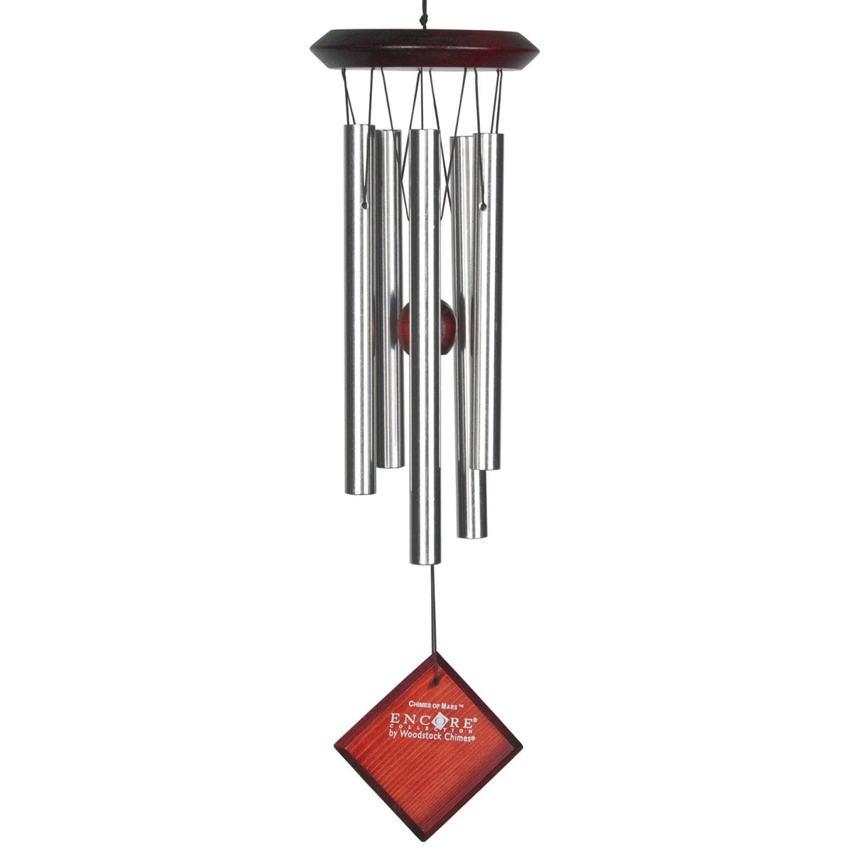 Woodstock Wind Chimes of Mars Chimes for Outside (Silver)