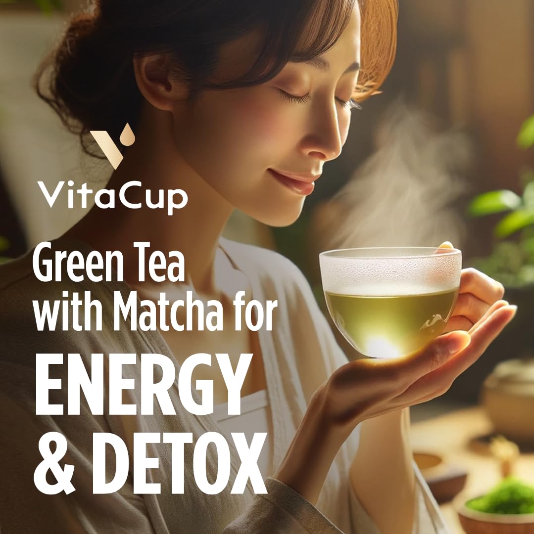 Green Tea Instant Packets with Matcha (48 Count (Pack of 1))