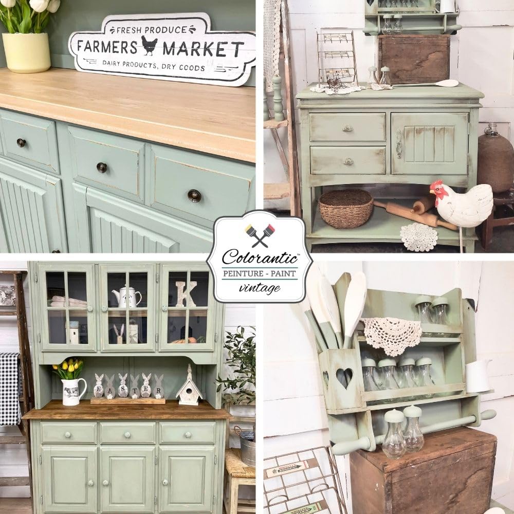 SAGE Chalk Paint Based for Furniture DIY (Sage / 16 Fl Oz (Pack of 1))