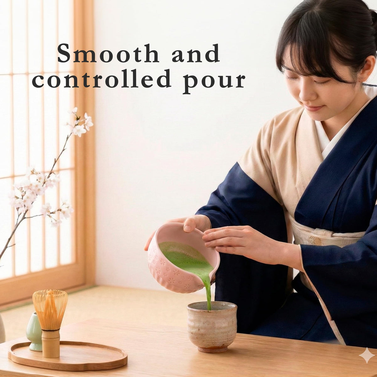 Matcha Set Ceramic Kit with Bowl (Pink)