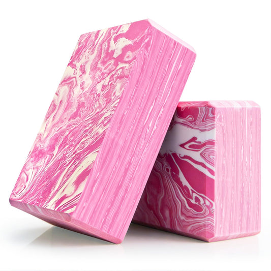 Yoga Blocks 2 Pack (Camo Pink)