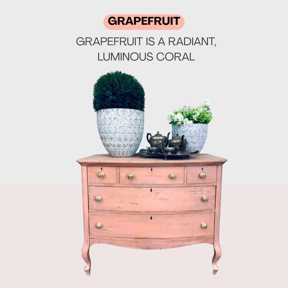 GRAPEFRUIT Chalk Paint for Furniture DIY (Grapefruit / 8 Fl Oz (Pack of 1))
