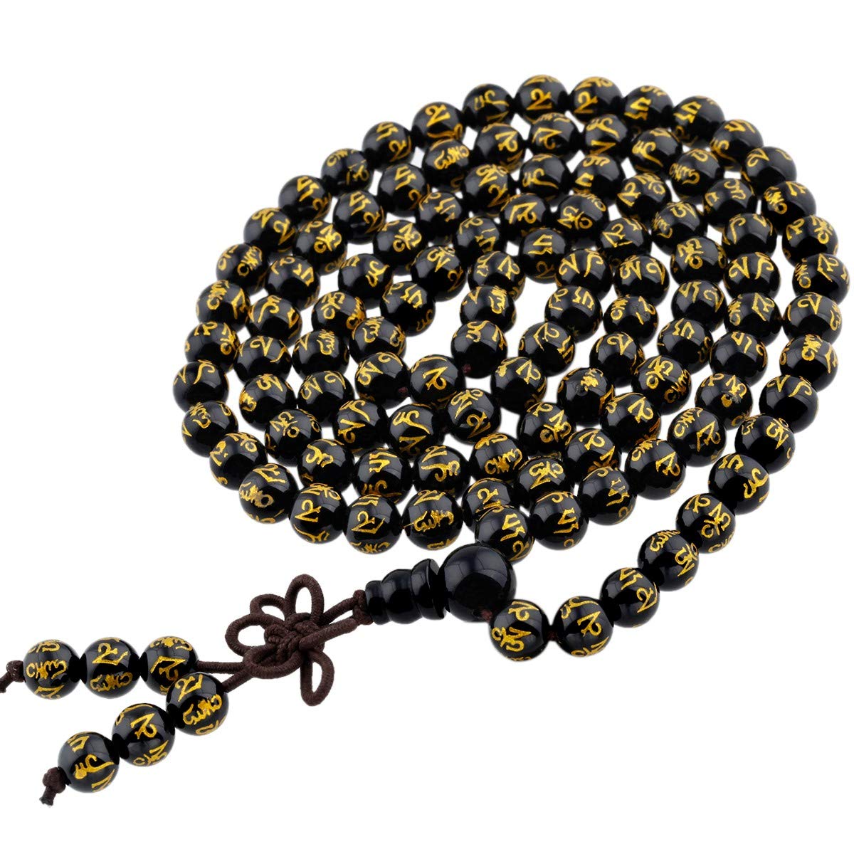 Buddha Meditation Prayer 108 Mala Beads Bracelet for Women Men