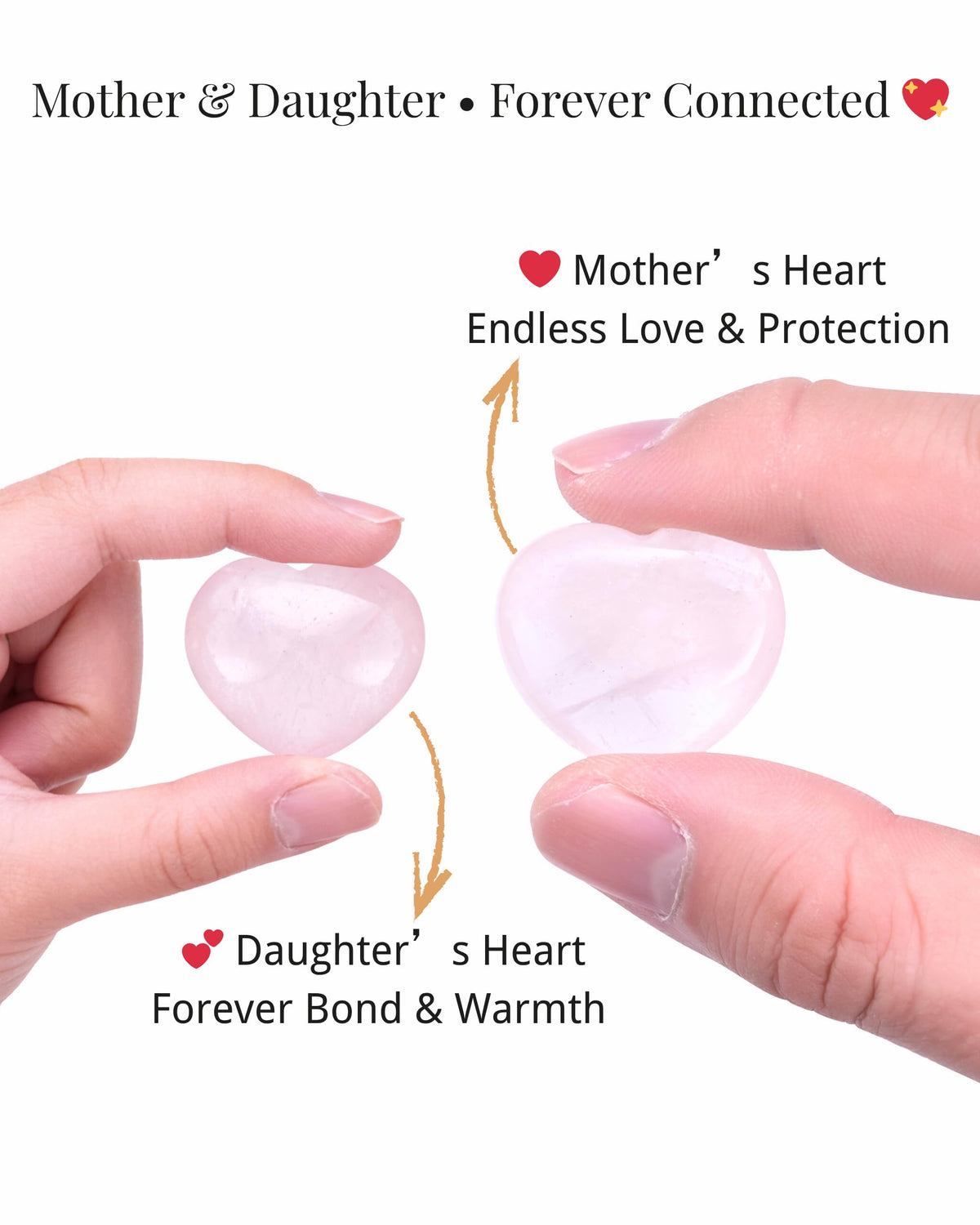 Crystals and Healing Stones Set for Anxiety (Mother & Daughter)