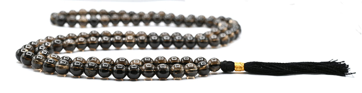 Smoky Quartz Mala Beads (Smoky Quartz / Plain)