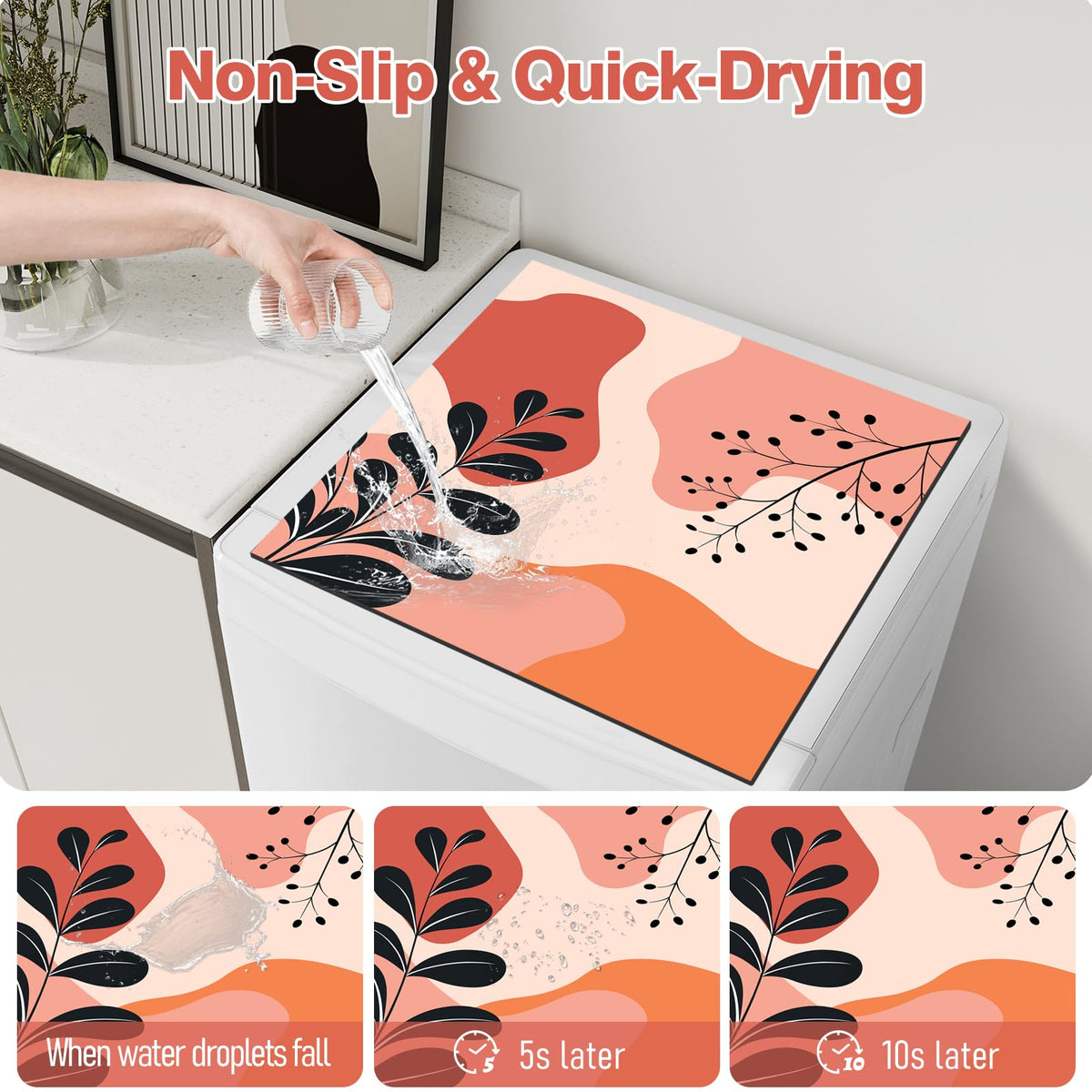 Dryer Top Protector Mat (classic bohe)